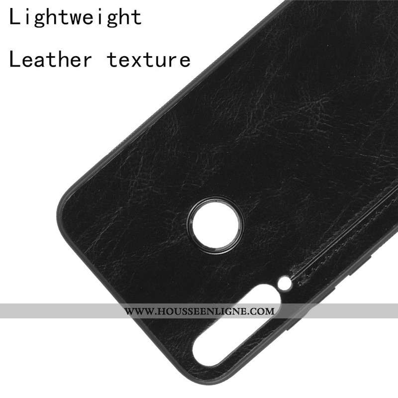Étui Huawei P40 Lite E Modèle Fleurie Protection Bovins Téléphone Portable Vin Rouge Petit Coque Bor