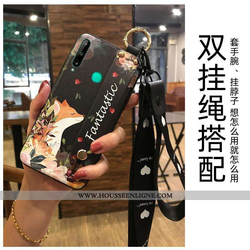 Étui Huawei P40 Lite E Protection Ornements Suspendus Support Créatif Téléphone Portable Fluide Doux