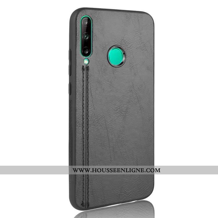 Étui Huawei P40 Lite E Tendance Cuir Difficile Gris Tout Compris Téléphone Portable
