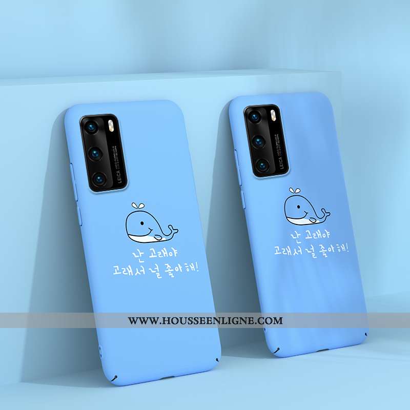 Étui Huawei P40 Personnalité Dessin Animé Légère Téléphone Portable Jaune Net Rouge Ultra