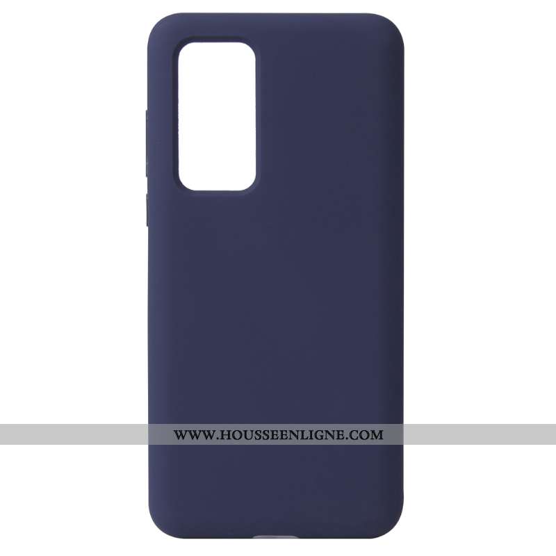 Étui Huawei P40 Pro Silicone Téléphone Portable Couleur Unie Pure Tout Compris Vert Incassable Verte