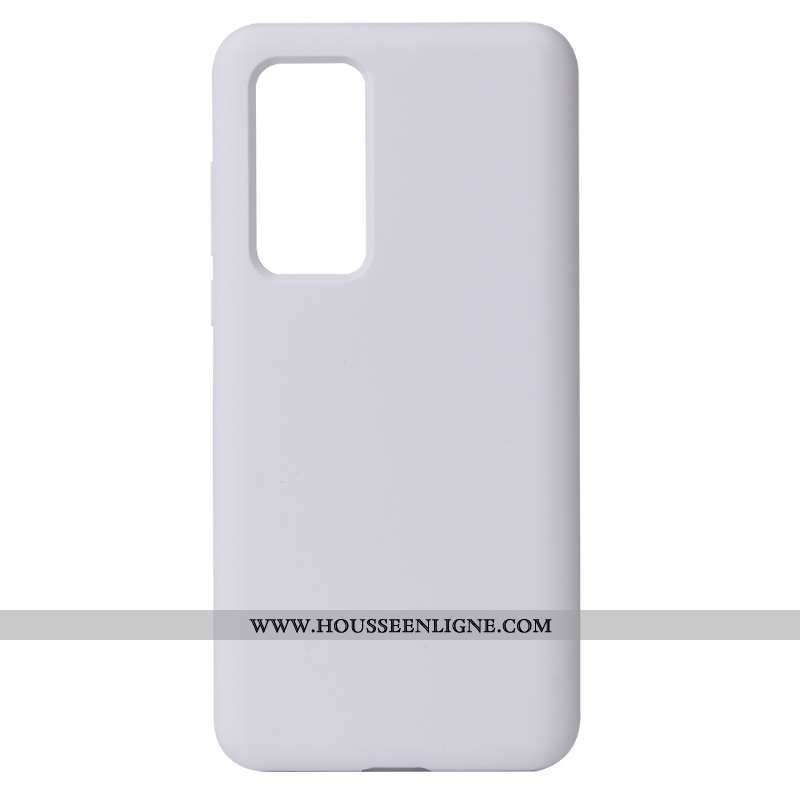 Étui Huawei P40 Pro Silicone Téléphone Portable Couleur Unie Pure Tout Compris Vert Incassable Verte