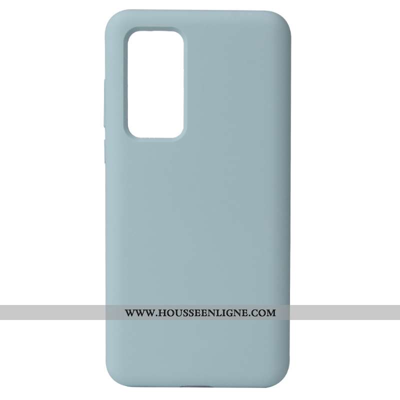 Étui Huawei P40 Pro Silicone Téléphone Portable Couleur Unie Pure Tout Compris Vert Incassable Verte