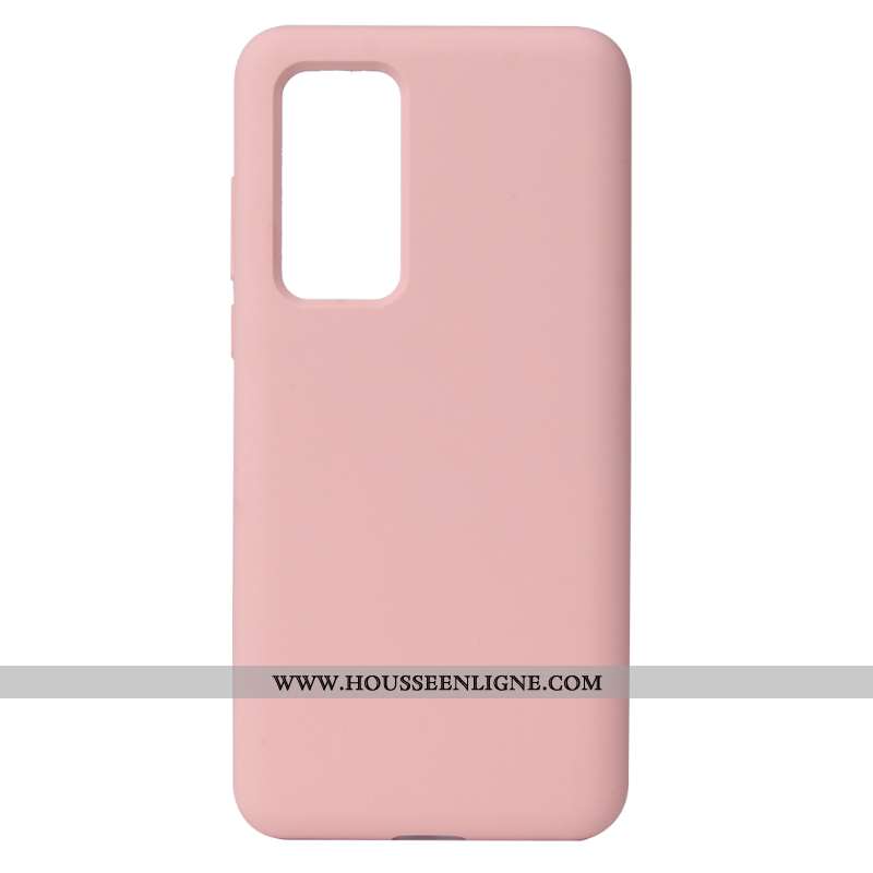 Étui Huawei P40 Pro Silicone Téléphone Portable Couleur Unie Pure Tout Compris Vert Incassable Verte