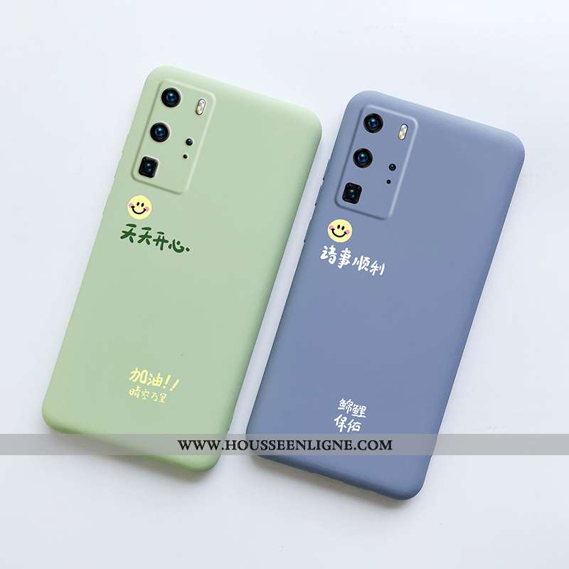 Étui Huawei P40 Pro Tendance Légère Créatif Protection Ultra Téléphone Portable Tout Compris Verte