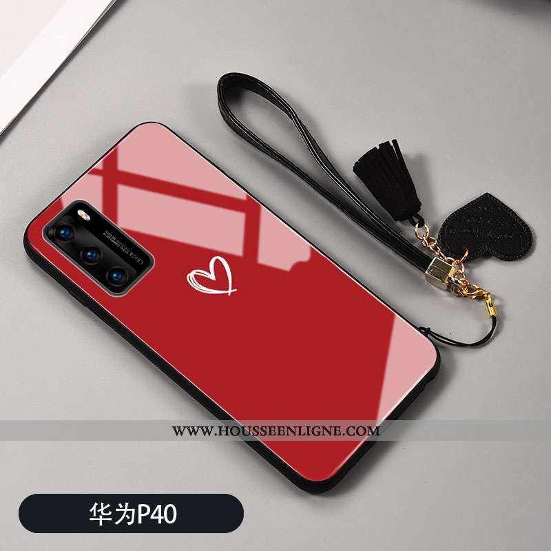 Étui Huawei P40 Silicone Protection Coque Verre Téléphone Portable Incassable Noir