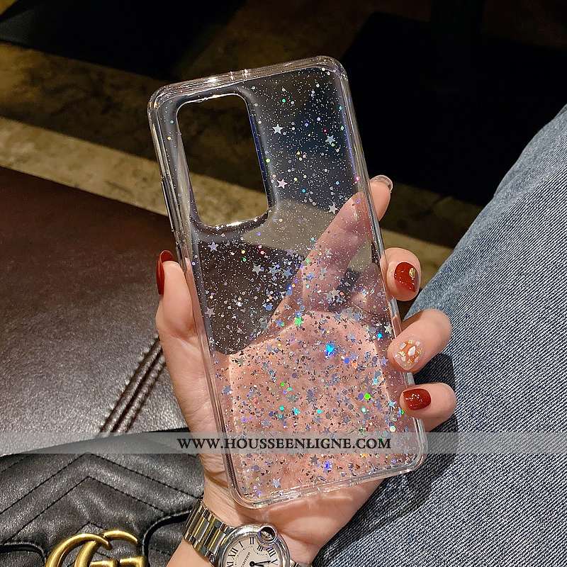 Étui Huawei P40 Silicone Transparent Vert Tout Compris Net Rouge Coque Luxe Verte