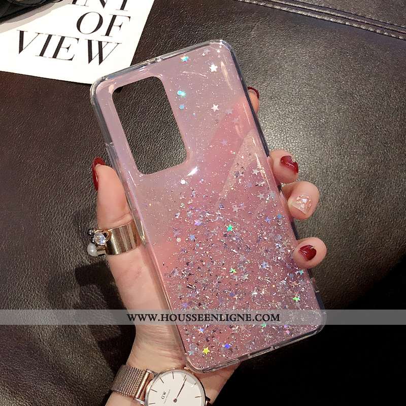 Étui Huawei P40 Silicone Transparent Vert Tout Compris Net Rouge Coque Luxe Verte