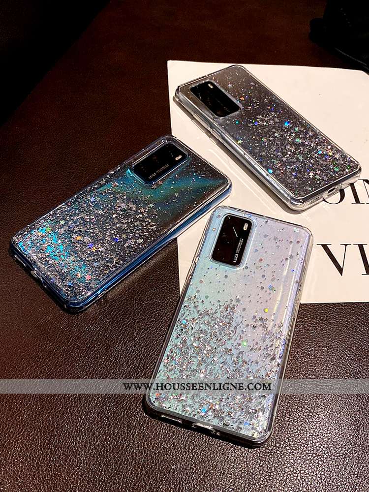 Étui Huawei P40 Silicone Transparent Vert Tout Compris Net Rouge Coque Luxe Verte