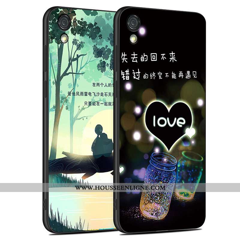 Étui Huawei Y5 2020 Fluide Doux 2020 Coque Incassable Peinture Téléphone Portable Anneau Bleu Foncé