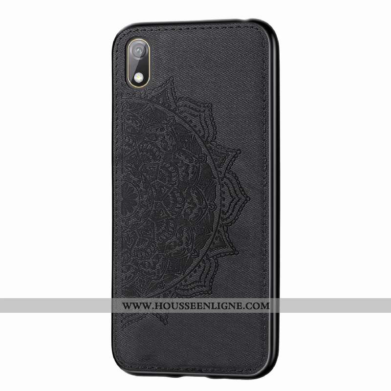 Étui Huawei Y5 2020 Fluide Doux Modèle Fleurie 2020 Rose Tissu Incassable À Bord