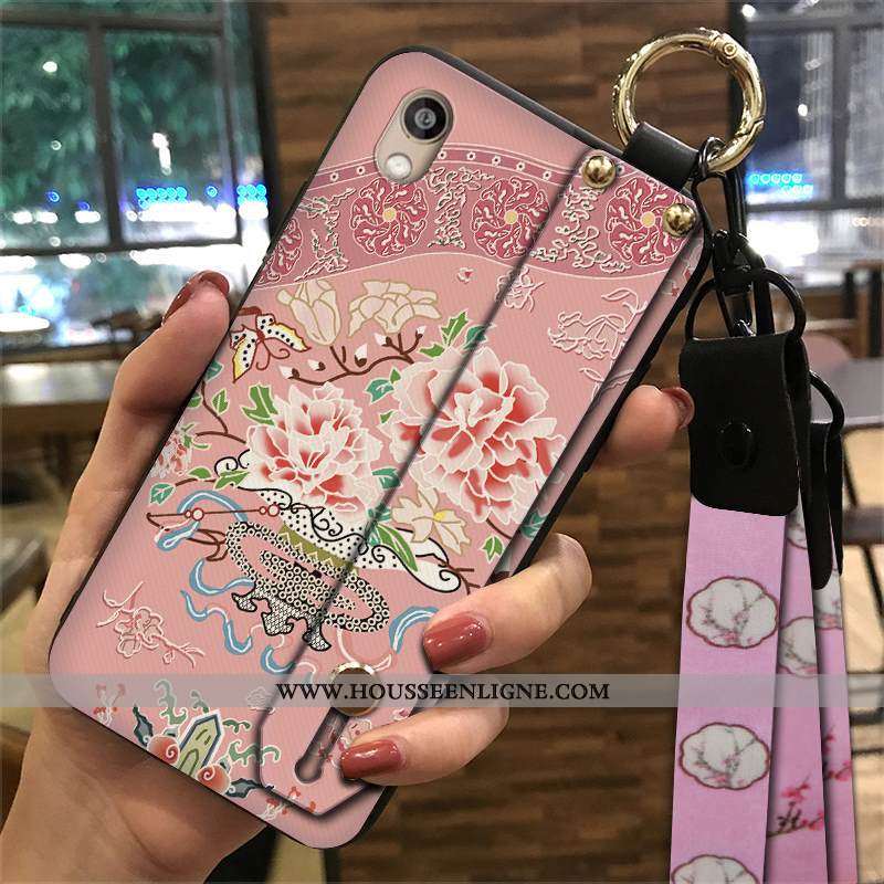 Étui Huawei Y5 2020 Ornements Suspendus Tendance Rose Coque Téléphone Portable Support Ethnique