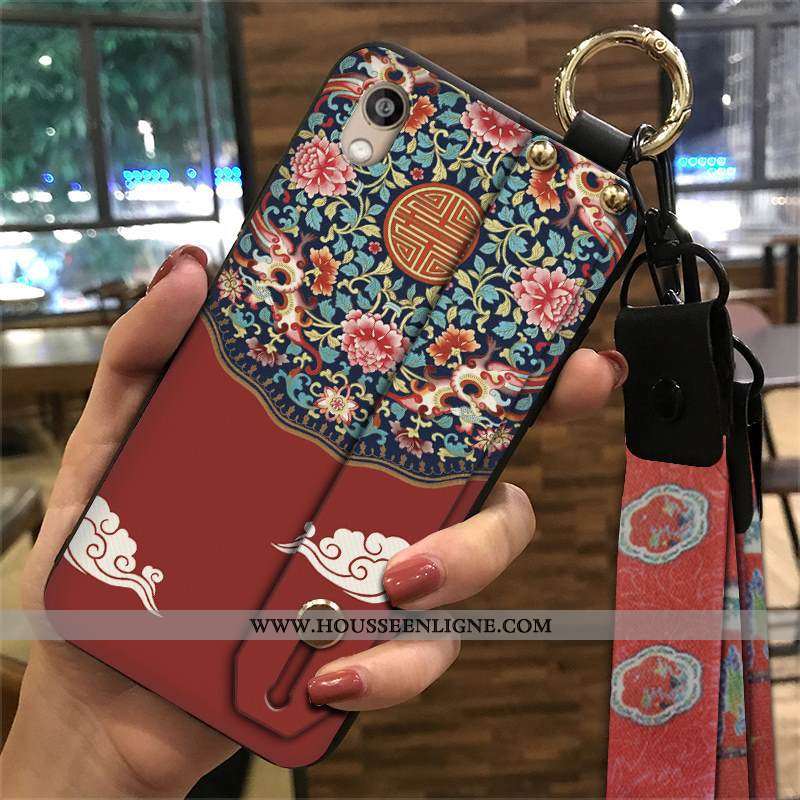Étui Huawei Y5 2020 Ornements Suspendus Tendance Rose Coque Téléphone Portable Support Ethnique