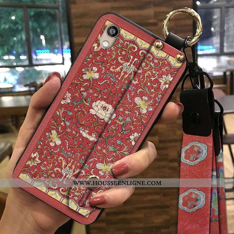 Étui Huawei Y5 2020 Ornements Suspendus Tendance Rose Coque Téléphone Portable Support Ethnique