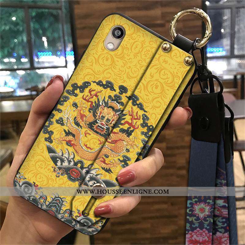 Étui Huawei Y5 2020 Ornements Suspendus Tendance Rose Coque Téléphone Portable Support Ethnique