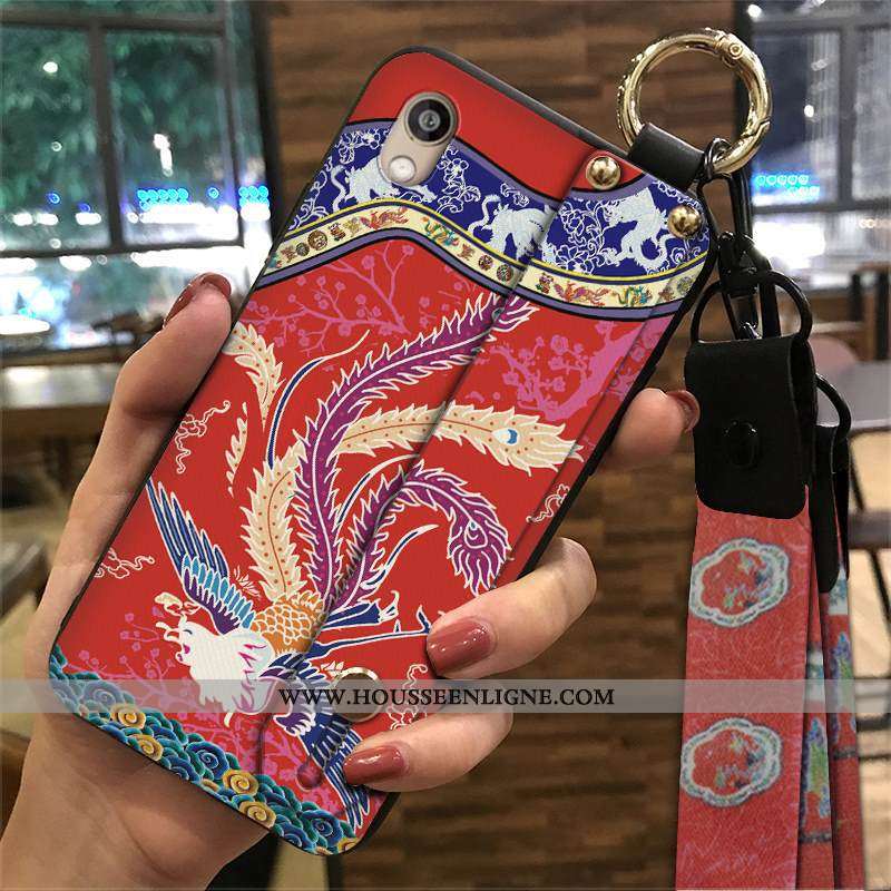 Étui Huawei Y5 2020 Ornements Suspendus Tendance Rose Coque Téléphone Portable Support Ethnique