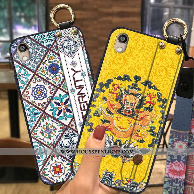 Étui Huawei Y5 2020 Ornements Suspendus Tendance Rose Coque Téléphone Portable Support Ethnique