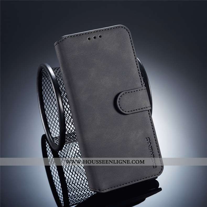 Étui Huawei Y5 2020 Protection Cuir Incassable Gris 2020 Coque
