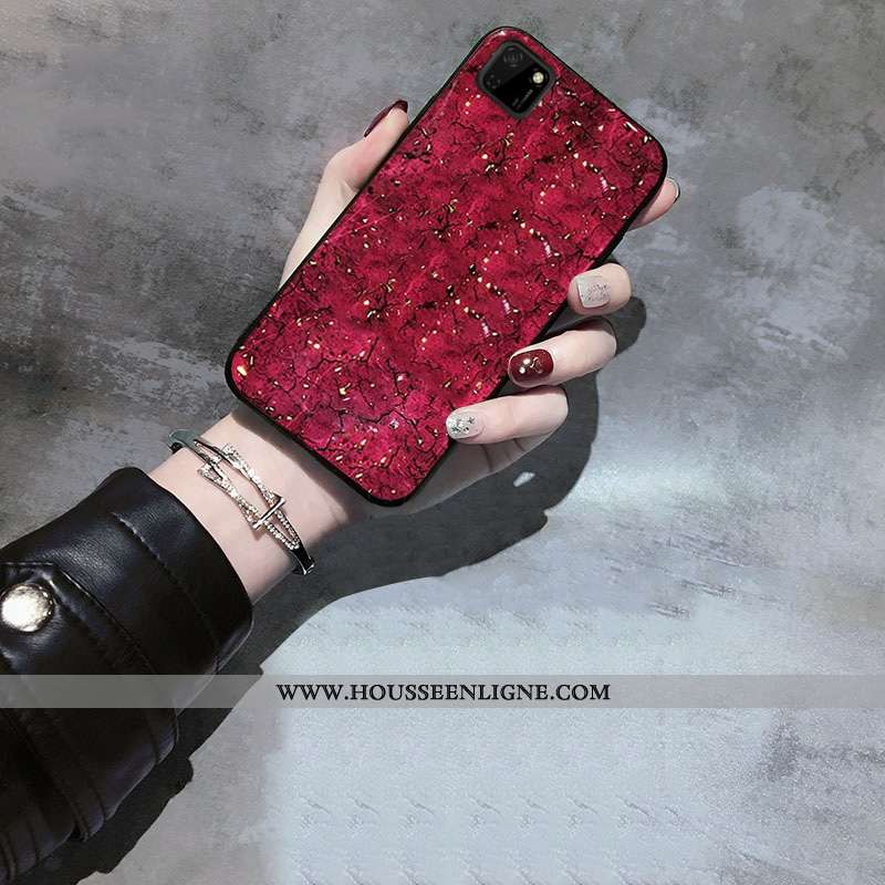 Étui Huawei Y5p Créatif Dessin Animé Fluide Doux Protection Charmant Personnalité Violet