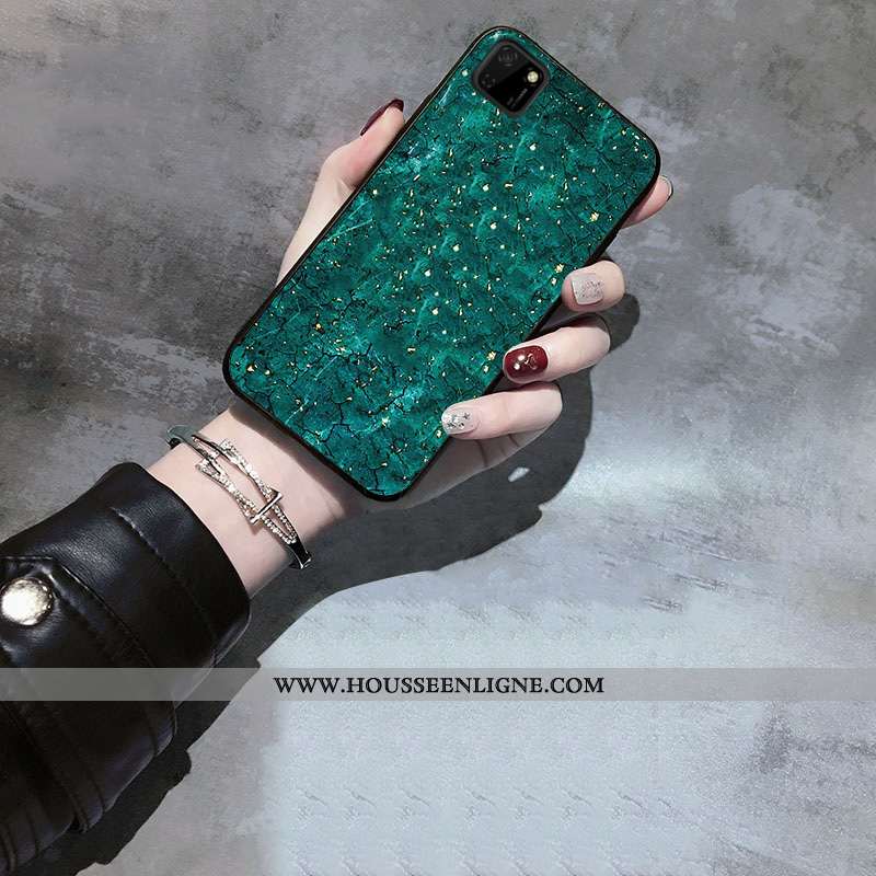 Étui Huawei Y5p Créatif Dessin Animé Fluide Doux Protection Charmant Personnalité Violet
