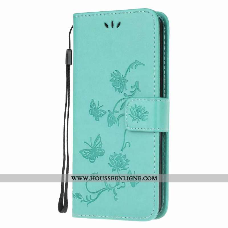 Étui Huawei Y5p Cuir Fluide Doux Incassable Papillon Rose Coque