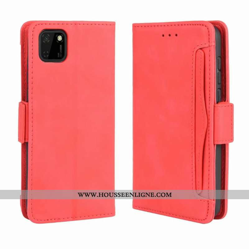 Étui Huawei Y5p Cuir Fluide Doux Téléphone Portable Housse Coque Tout Compris Noir