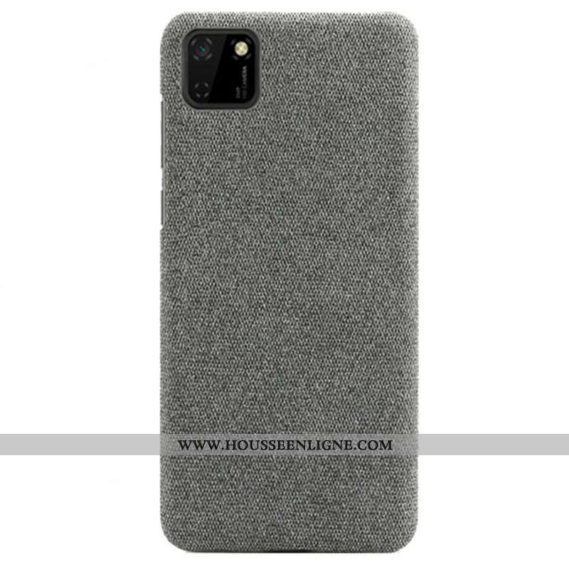 Étui Huawei Y5p Légère Modèle Fleurie Tissu Légères Gris Coque Tendance