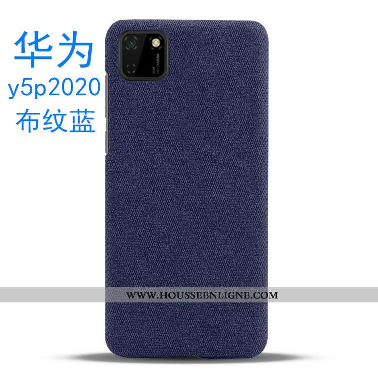 Étui Huawei Y5p Légère Modèle Fleurie Tissu Légères Gris Coque Tendance