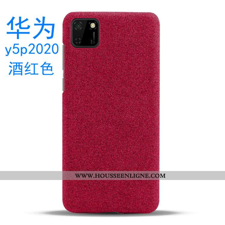 Étui Huawei Y5p Légère Modèle Fleurie Tissu Légères Gris Coque Tendance