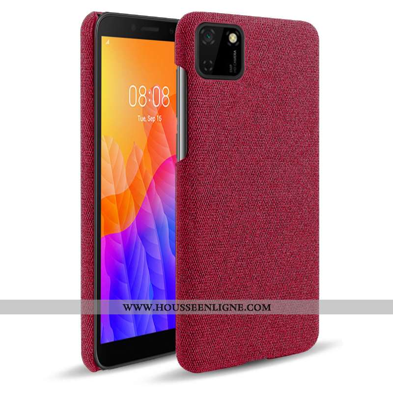 Étui Huawei Y5p Légère Modèle Fleurie Tissu Légères Gris Coque Tendance