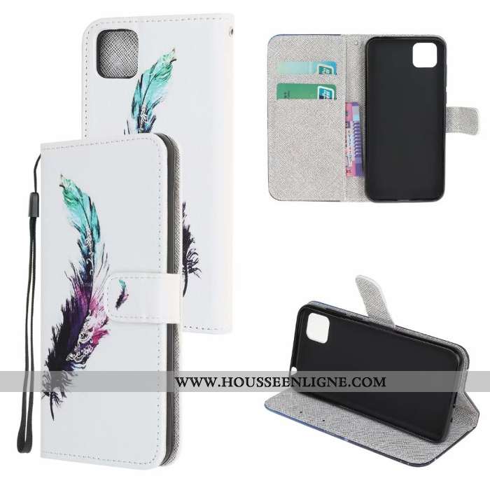 Étui Huawei Y5p Protection Personnalité Dessin Animé Téléphone Portable Tout Compris Housse Violet