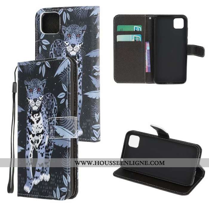 Étui Huawei Y5p Protection Personnalité Dessin Animé Téléphone Portable Tout Compris Housse Violet