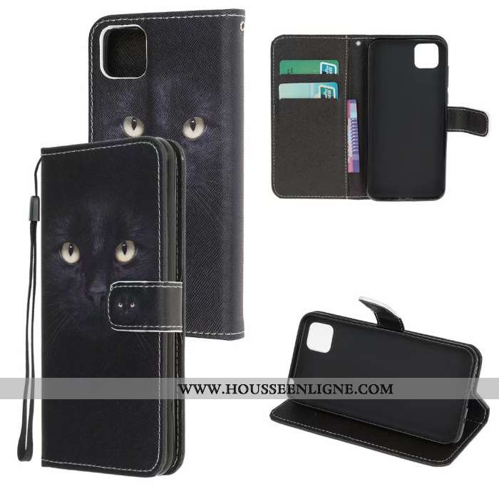 Étui Huawei Y5p Protection Personnalité Dessin Animé Téléphone Portable Tout Compris Housse Violet
