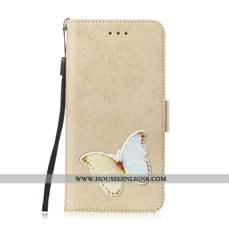 Étui Huawei Y6 2020 Charmant Cuir Housse Téléphone Portable 2020 Coque Jaune