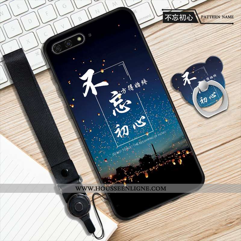 Étui Huawei Y6 2020 Ornements Suspendus Dessin Animé 2020 Protection Téléphone Portable Tendance Ble