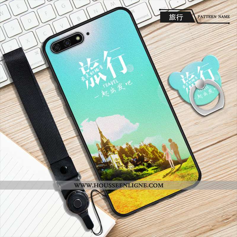 Étui Huawei Y6 2020 Ornements Suspendus Dessin Animé 2020 Protection Téléphone Portable Tendance Ble