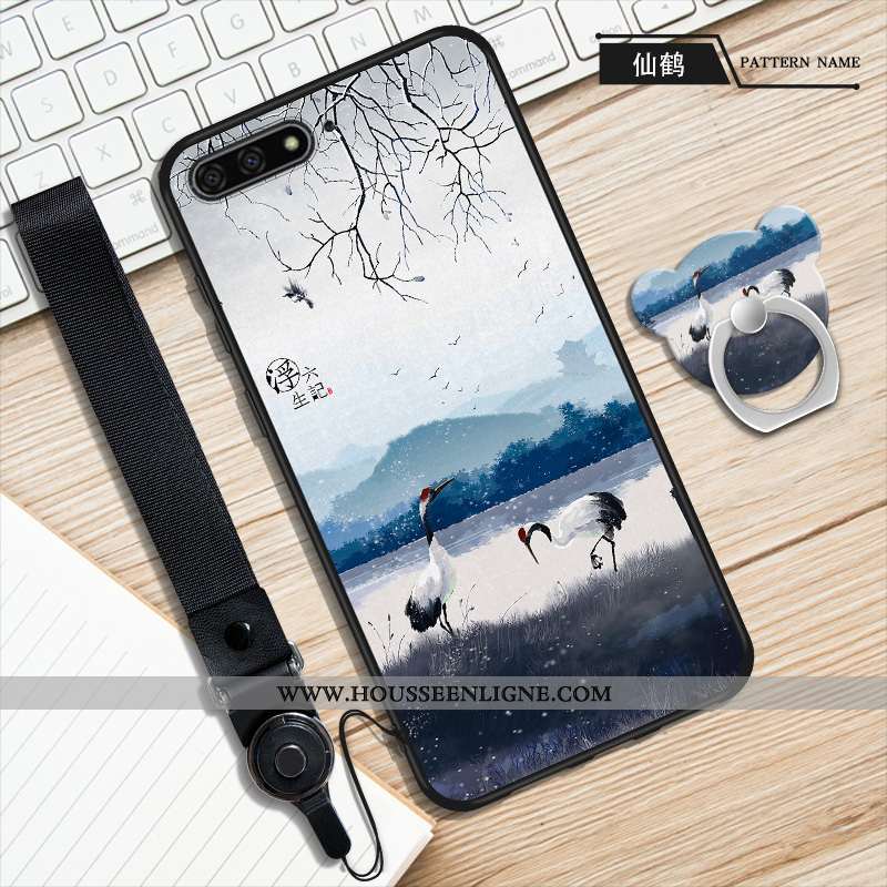 Étui Huawei Y6 2020 Ornements Suspendus Dessin Animé 2020 Protection Téléphone Portable Tendance Ble