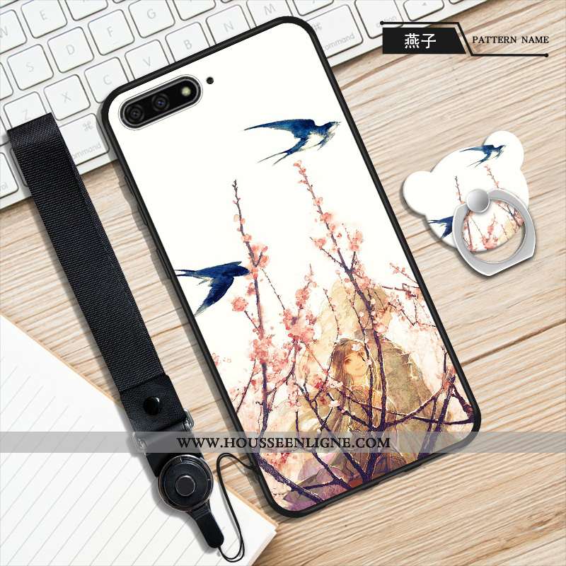 Étui Huawei Y6 2020 Ornements Suspendus Dessin Animé 2020 Protection Téléphone Portable Tendance Ble