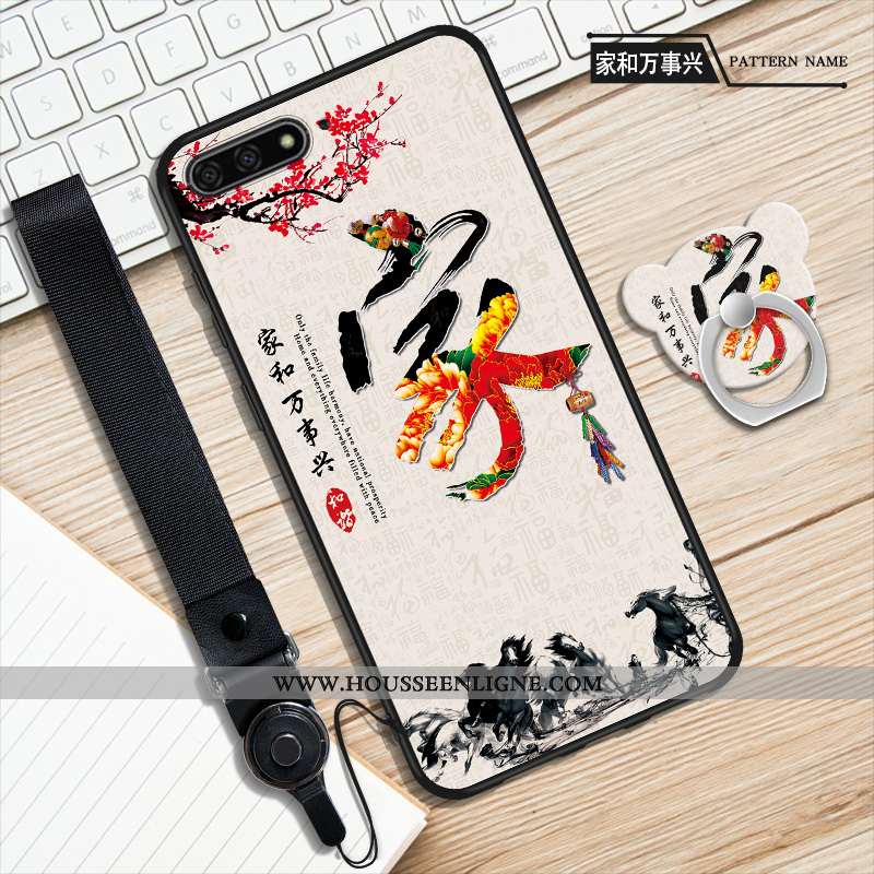 Étui Huawei Y6 2020 Ornements Suspendus Dessin Animé 2020 Protection Téléphone Portable Tendance Ble