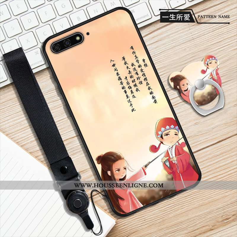 Étui Huawei Y6 2020 Ornements Suspendus Dessin Animé 2020 Protection Téléphone Portable Tendance Ble
