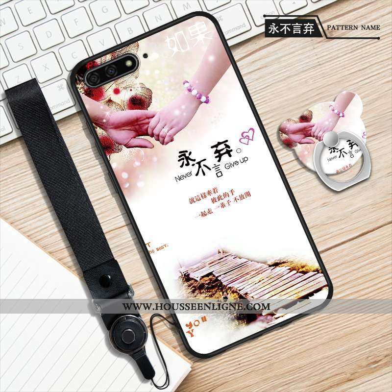 Étui Huawei Y6 2020 Ornements Suspendus Dessin Animé 2020 Protection Téléphone Portable Tendance Ble