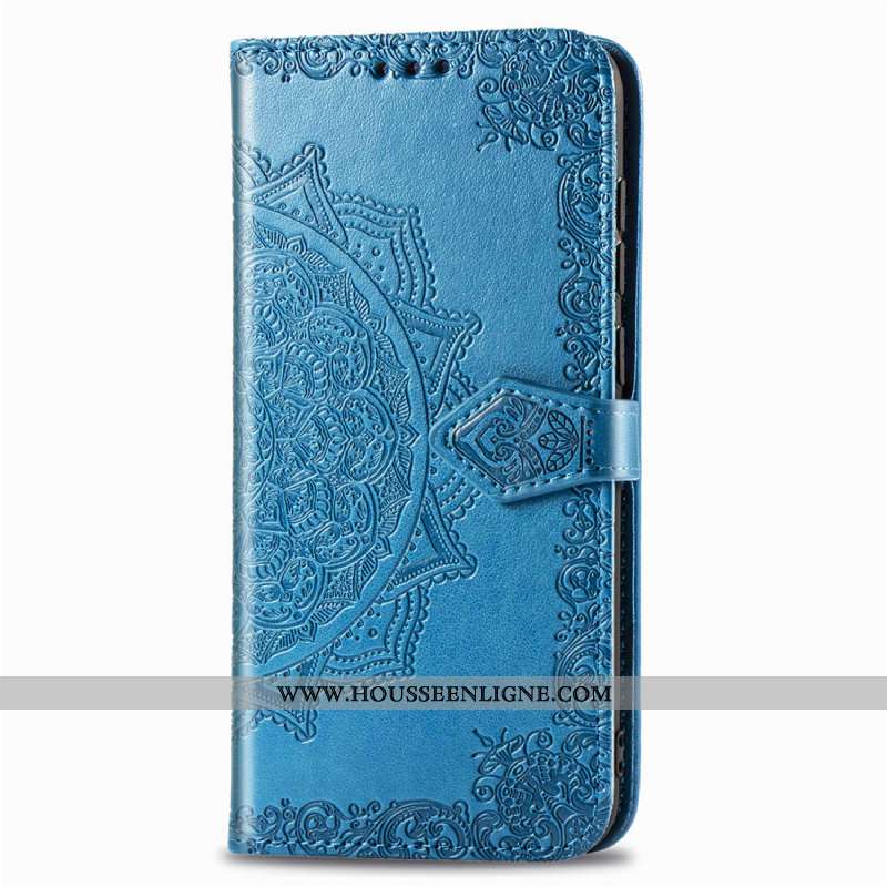 Étui Huawei Y6p Cuir Gaufrage Téléphone Portable Vert Clamshell Coque Verte