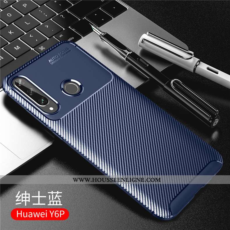 Étui Huawei Y6p Fluide Doux Silicone Protection Tendance Nouveau Tout Compris Refroidissement Marron