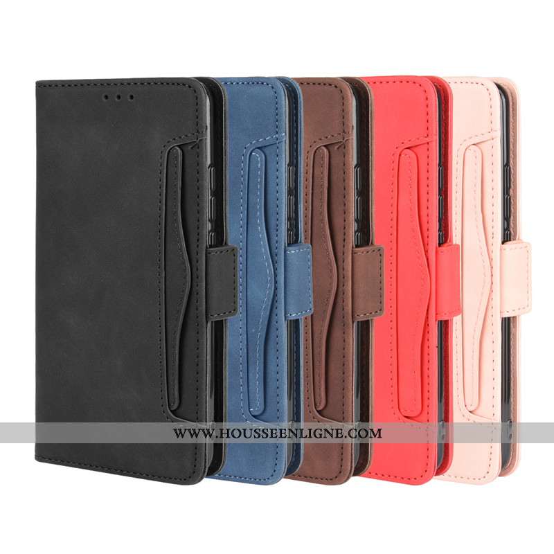 Étui Huawei Y6p Protection Cuir Housse Coque Téléphone Portable Noir