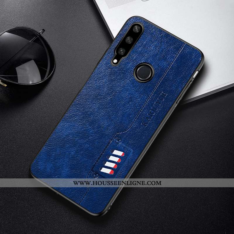 Étui Huawei Y6p Vintage Tendance Mode Simple Coque Net Rouge Téléphone Portable Verte