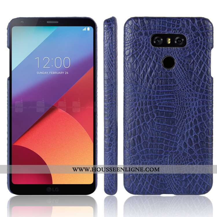 Étui Lg G6 Modèle Fleurie Protection Noir Téléphone Portable Coque Couvercle Arrière