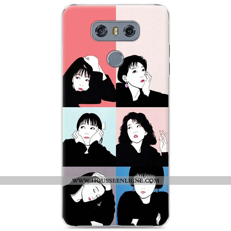 Étui Lg G6 Protection Créatif Coque Téléphone Portable Amoureux Rouge Difficile