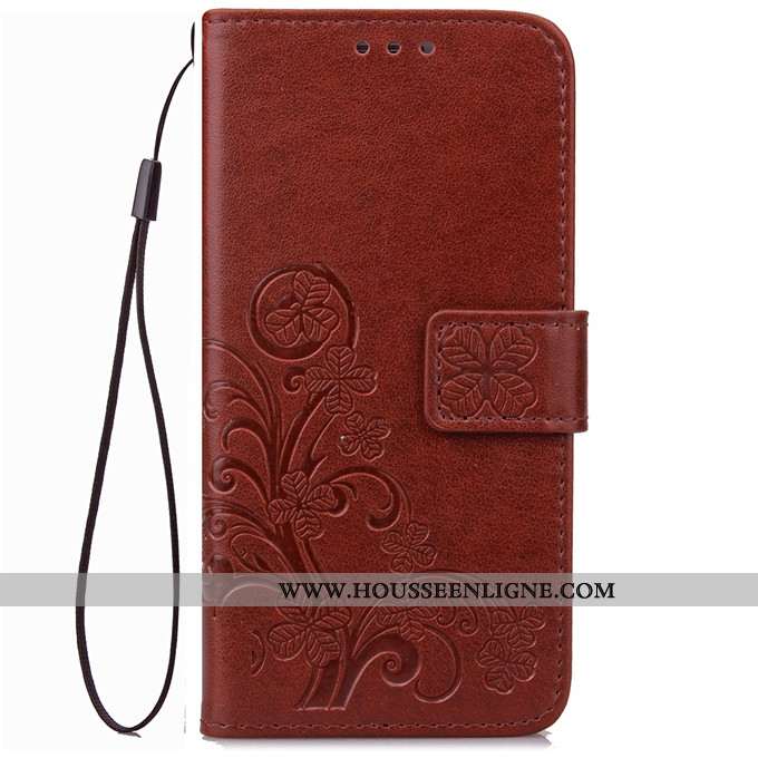 Étui Lg G6 Protection Cuir Coque Téléphone Portable Clamshell Gris