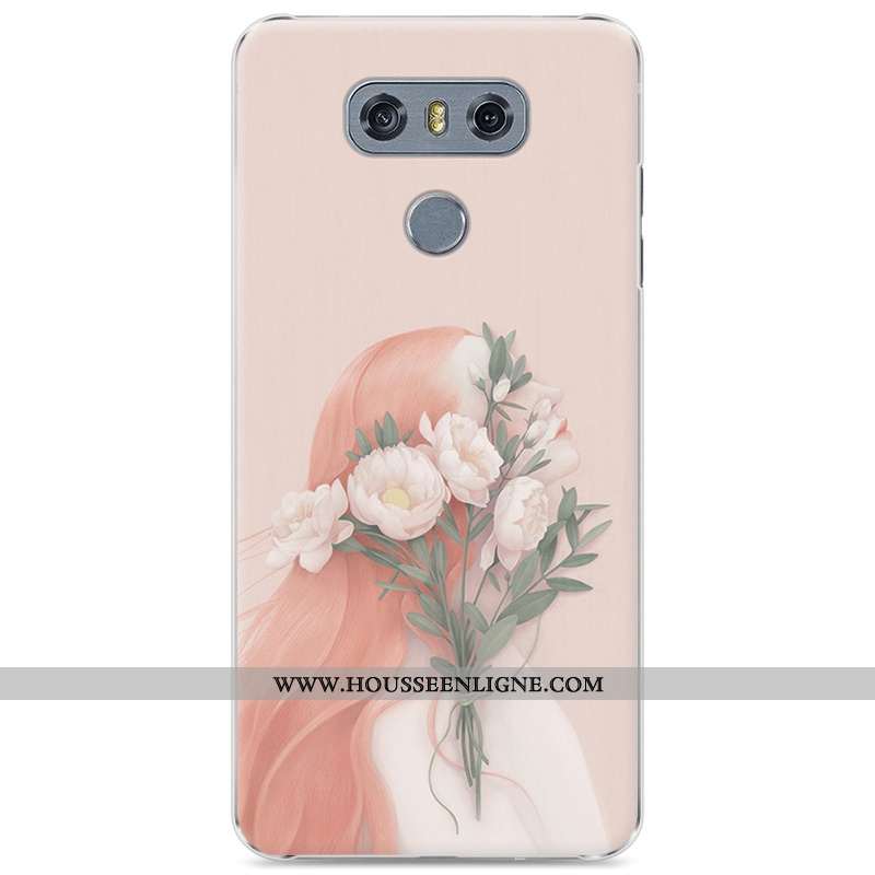 Étui Lg G6 Protection Incassable Art Peinture Bleu Téléphone Portable Frais