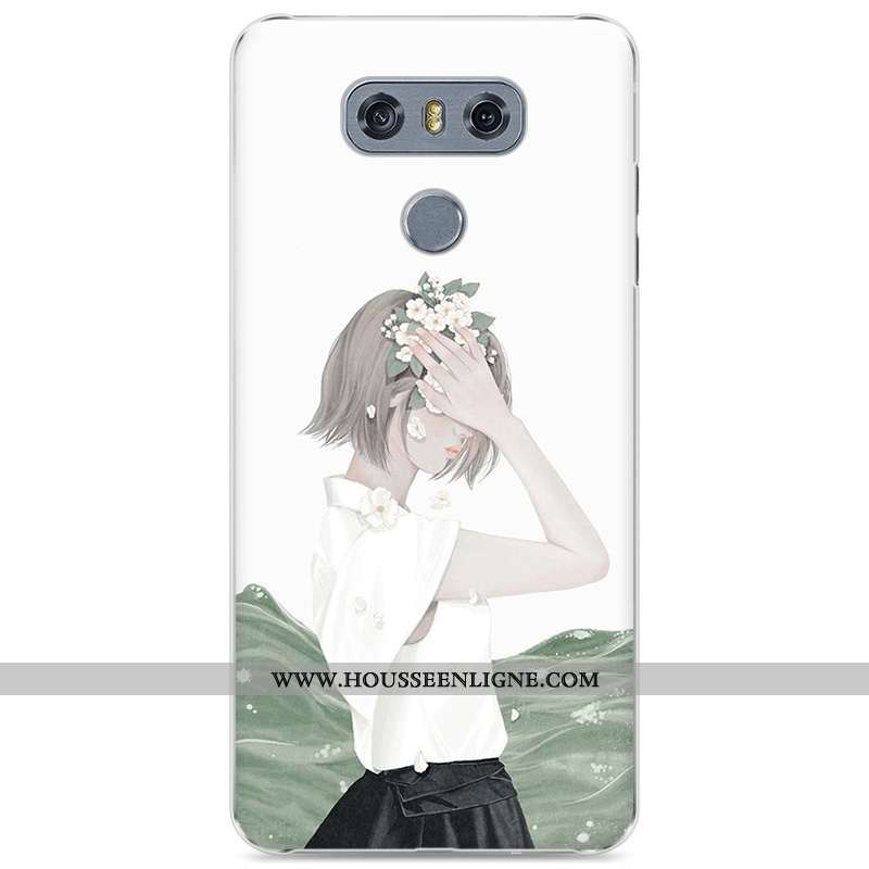 Étui Lg G6 Protection Incassable Art Peinture Bleu Téléphone Portable Frais